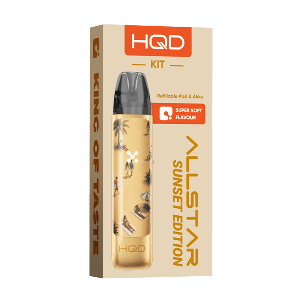 HQD Allstar Lite Refillable Pod Kit - Sunset Edition