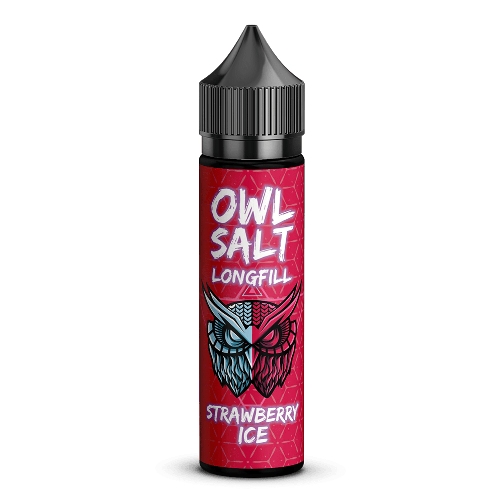 OWL Salt Aroma Longfill - Strawberry Ice - 10ml in 60ml Flasche