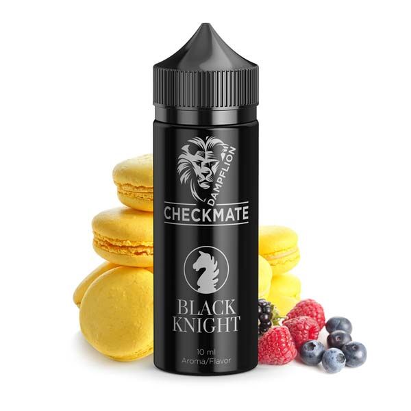 Dampflion Checkmate Longfill - Black Knight - 10ml Aroma in 120ml Flasche
