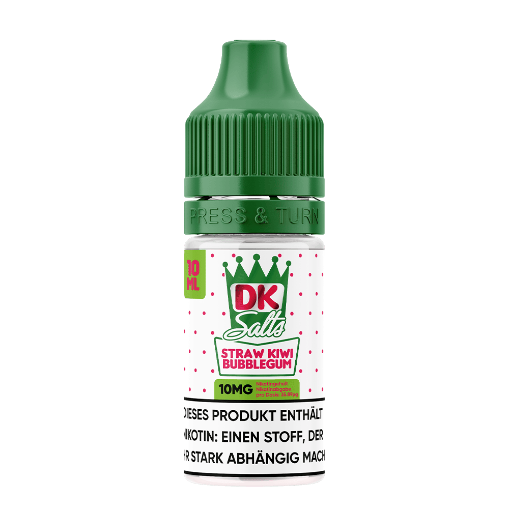 DK Salts Nikotinsalz - Straw Kiwi Bubblegum - Liquid 10mg 10ml