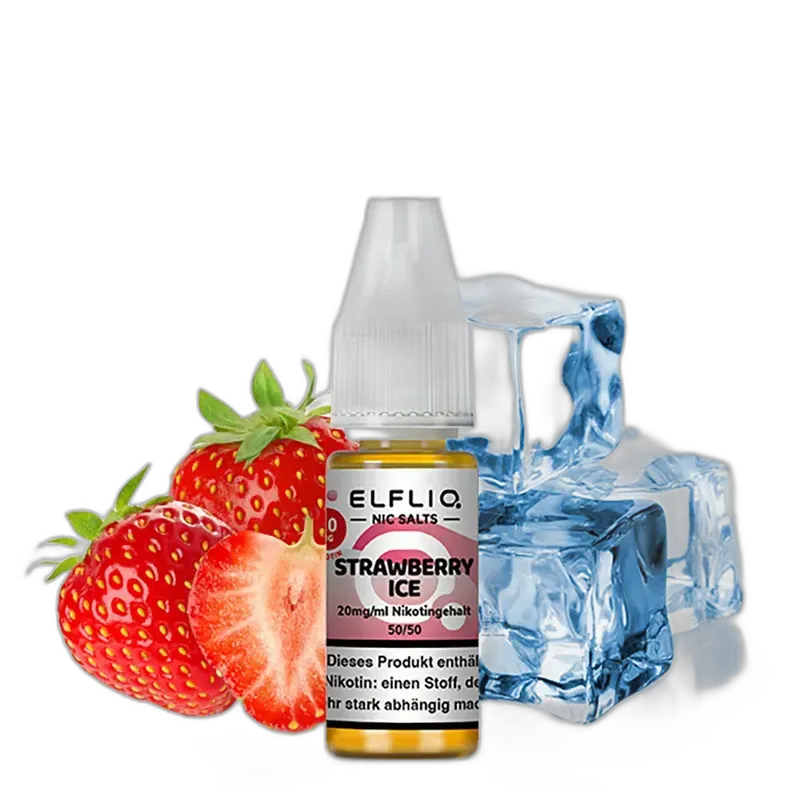 Elfliq by Elfbar Nikotinsalz - Strawberry Ice - Liquid 20mg 10ml