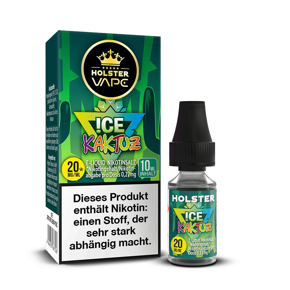 Holster Nikotinsalz - Ice Kaktuz - Liquid 20mg 10ml