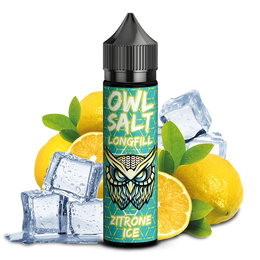 OWL Salt Aroma Longfill - Zitrone Ice - 10ml in 60ml Flasche