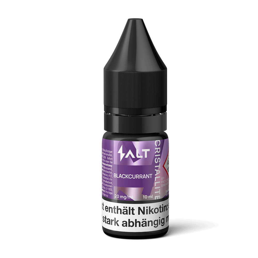 SALT Cristallite Nikotinsalz - Blackcurrant - 10ml Liquid 20mg