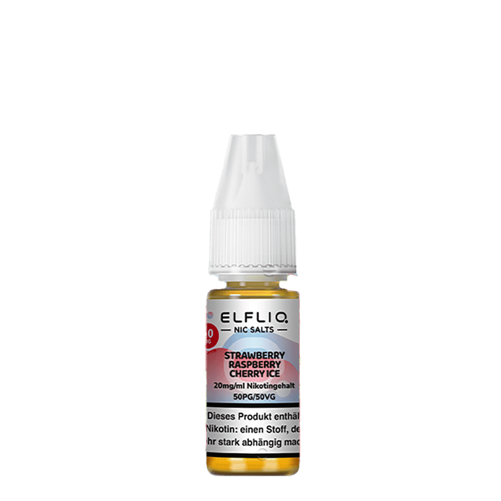 Elfliq by Elfbar Nikotinsalz - Strawberry Raspberry Cherry Ice - Liquid 20mg 10ml