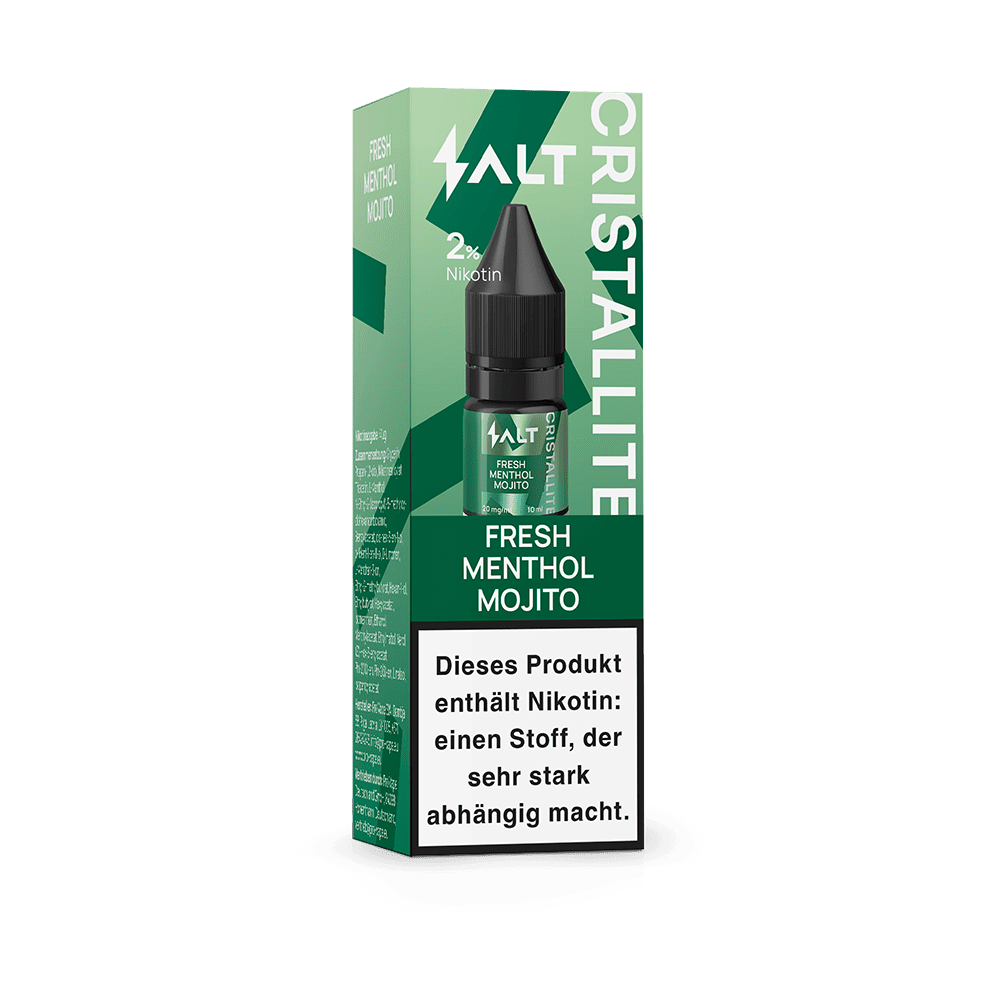 SALT Cristallite Nikotinsalz - Fresh Menthol Moijto - 10ml Liquid 20mg