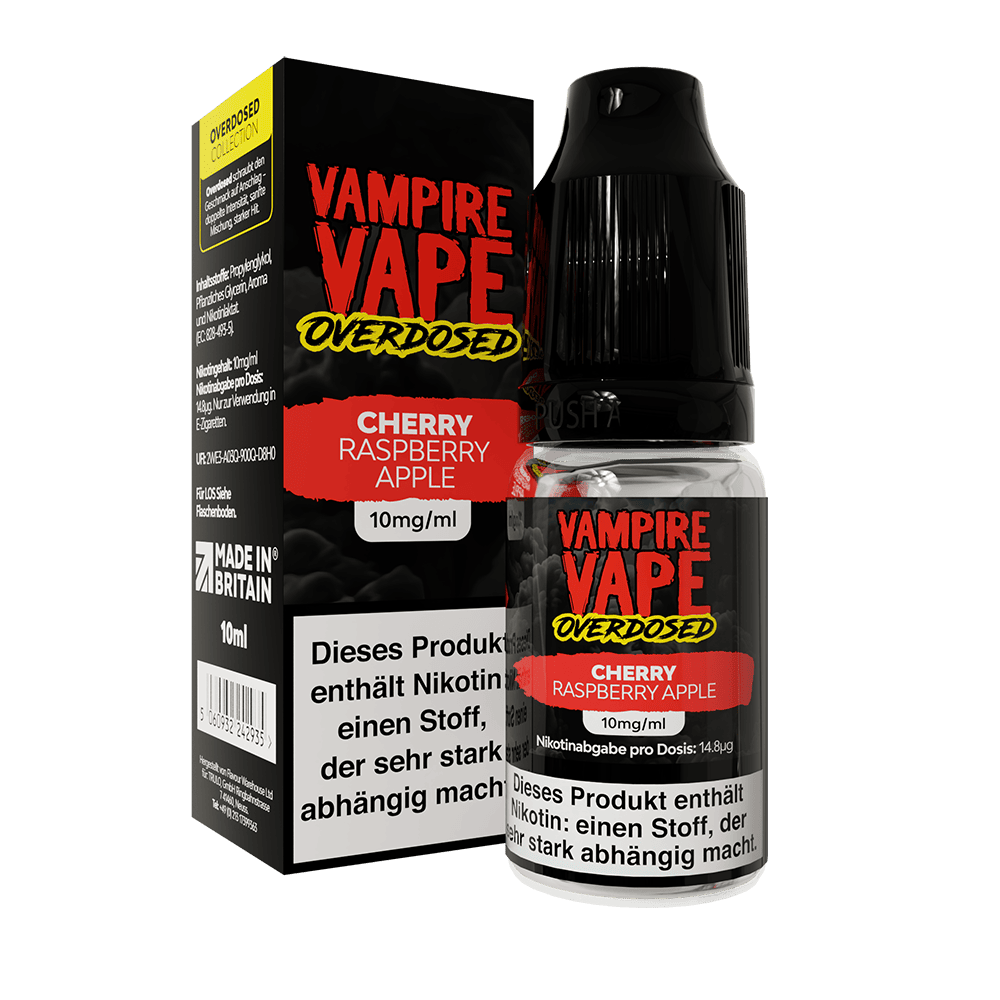 Vampire Vape Nikotinsalz - Cherry Raspberry Apple - Liquid 10mg 10ml