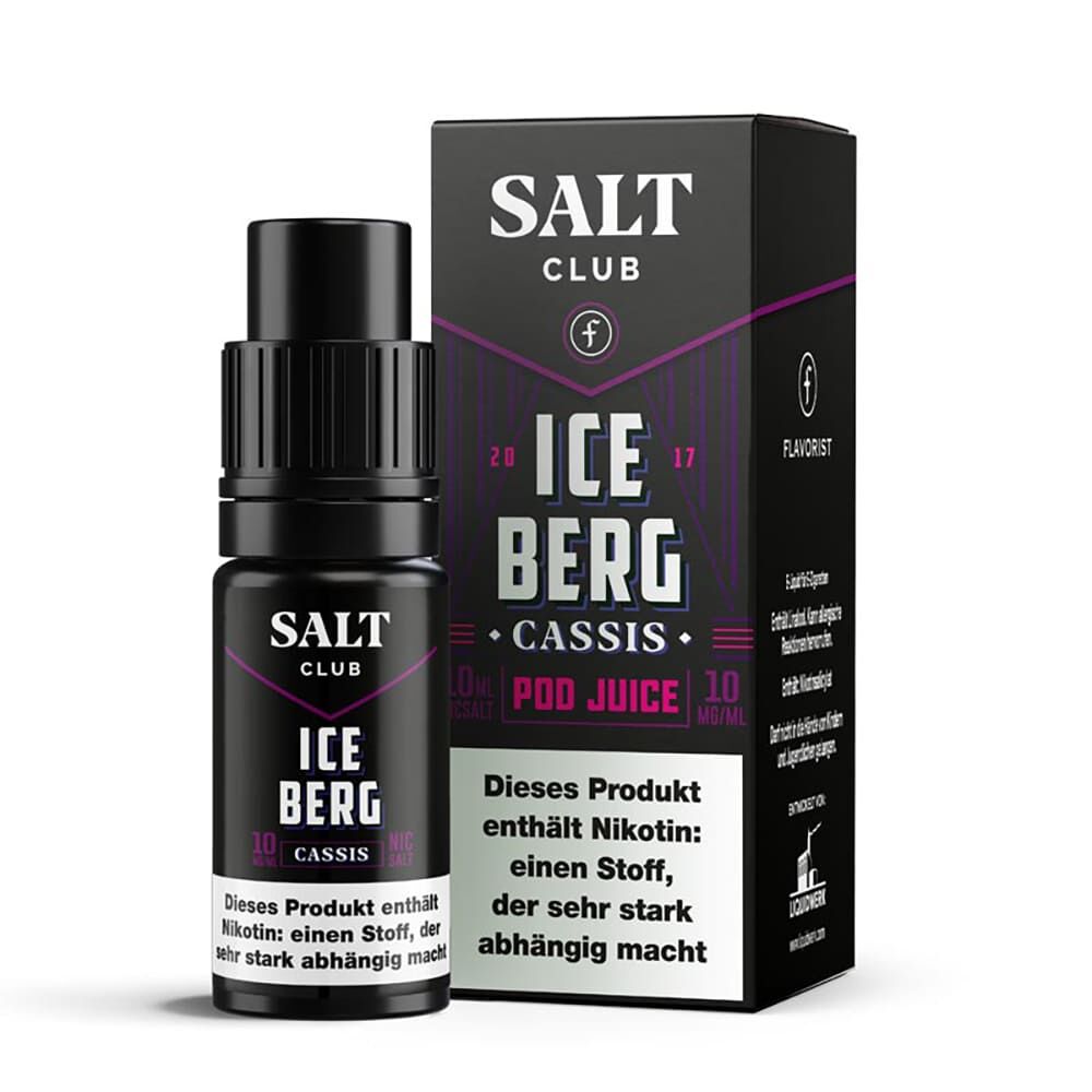 Salt Club Nikotinsalz - Flavorist Iceberg Cassis - Liquid 10ml 20mg