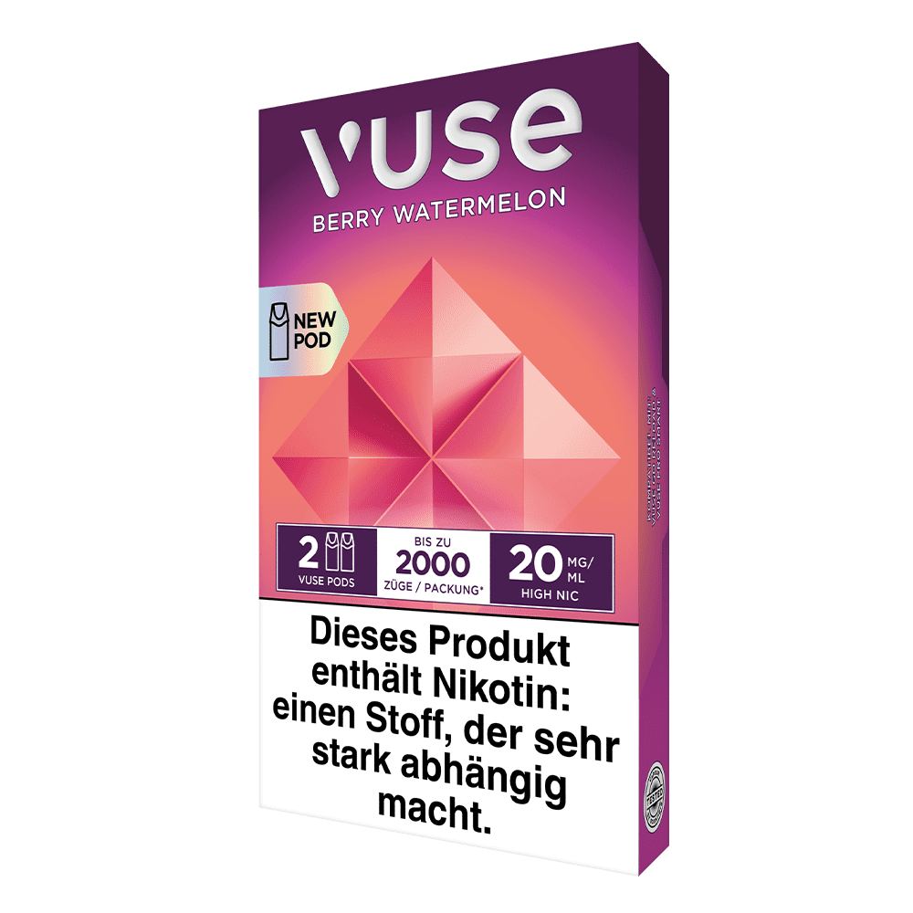 2x Vuse Pod Berry Watermelon Nic Salts 20mg