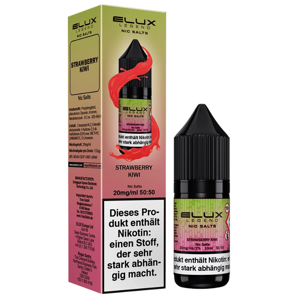 Elux Nikotinsalz - Strawberry Kiwi - Liquid 10mg 10ml