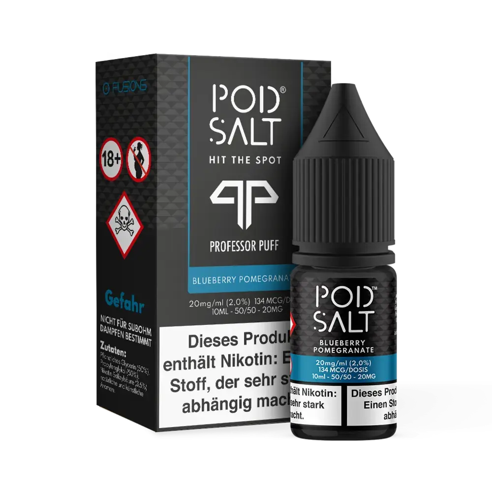 Pod Salt Fusion - Blueberry Pomegranate - 10ml Liquid 20mg Nikotinsalz