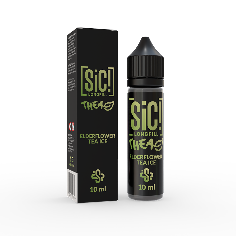 SIC Longfill - Elderflower Tea Ice - 10ml Aroma in 60ml Flasche