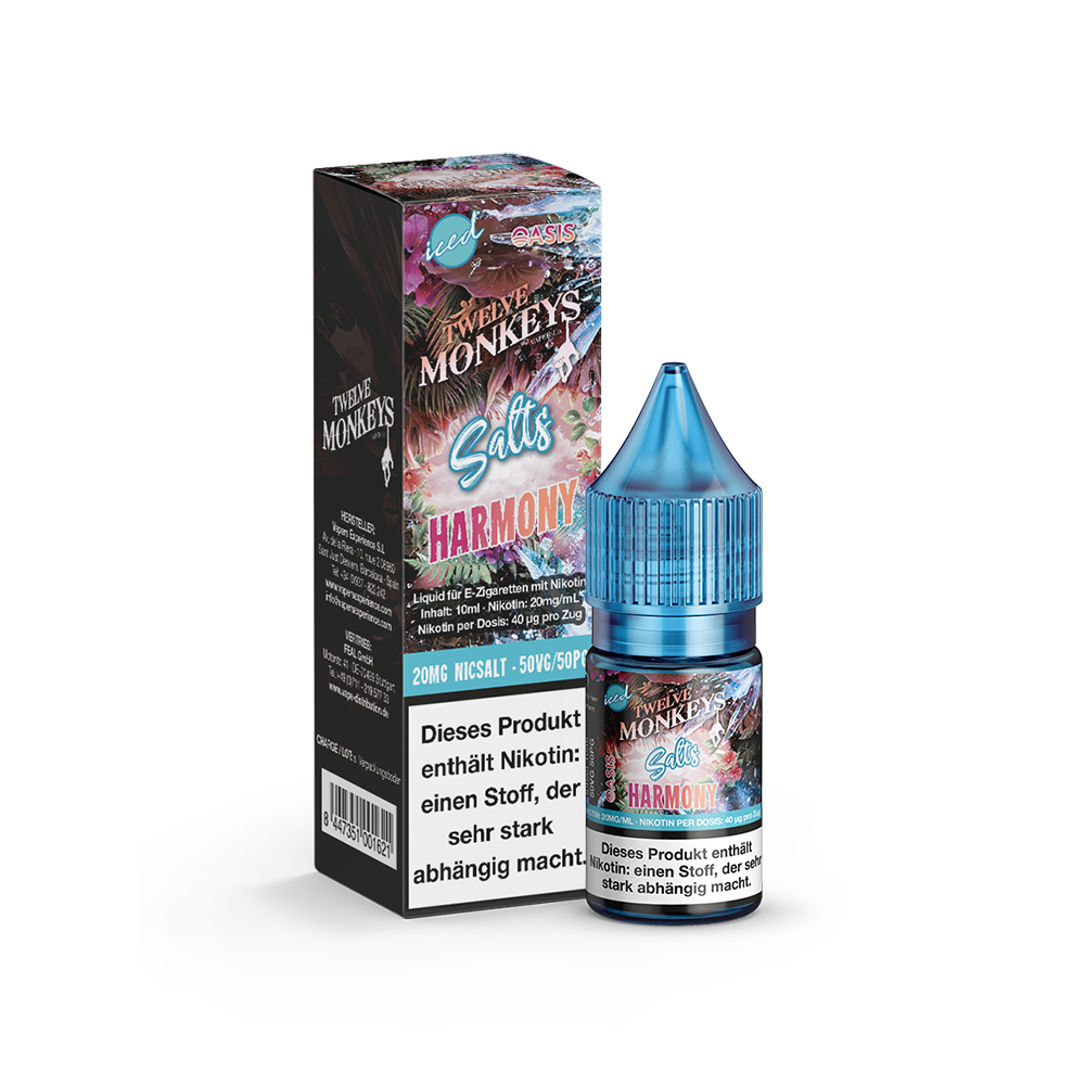 Twelve Monkeys Nikotinsalz - Harmony - 10ml Liquid 20mg