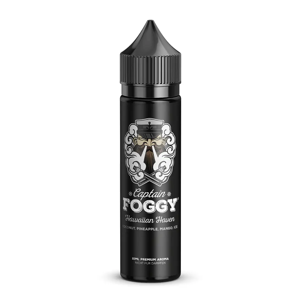 Captain Foggy Longfill - Banana Bay - 10ml Aroma in 60ml Flasche