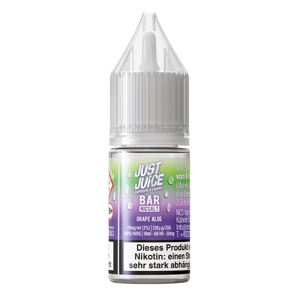 Just Juice Nikotinsalz - Grape Aloe - 10ml Liquid 20mg