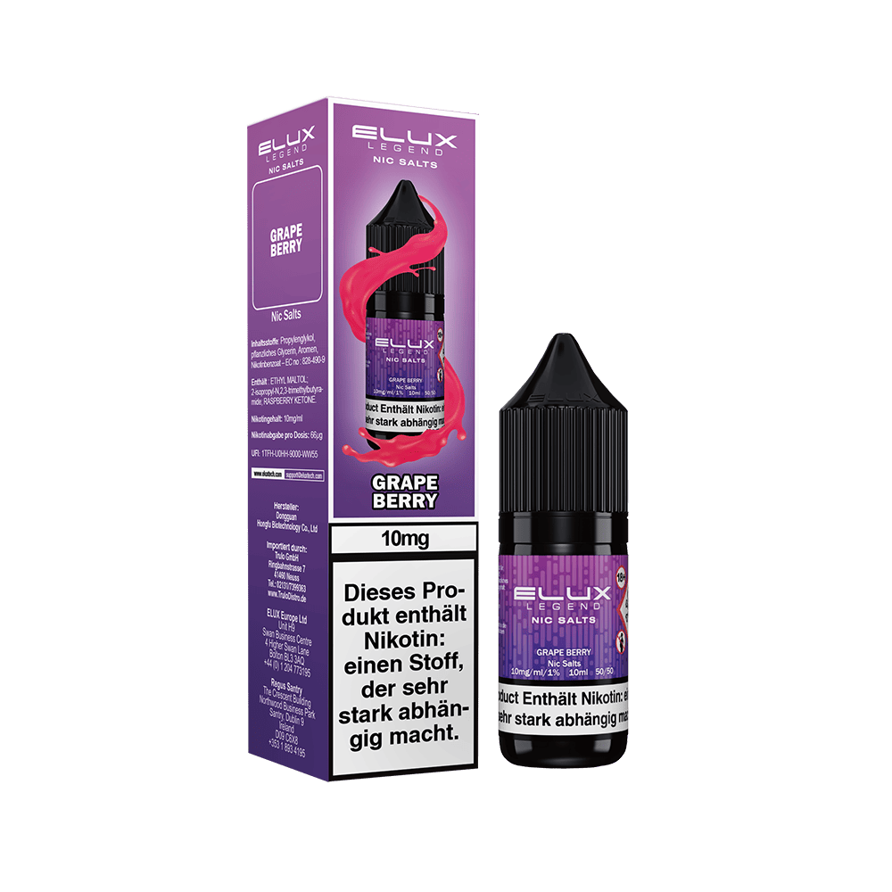 Elux Nikotinsalz - Grape Berry - Liquid 10mg 10ml
