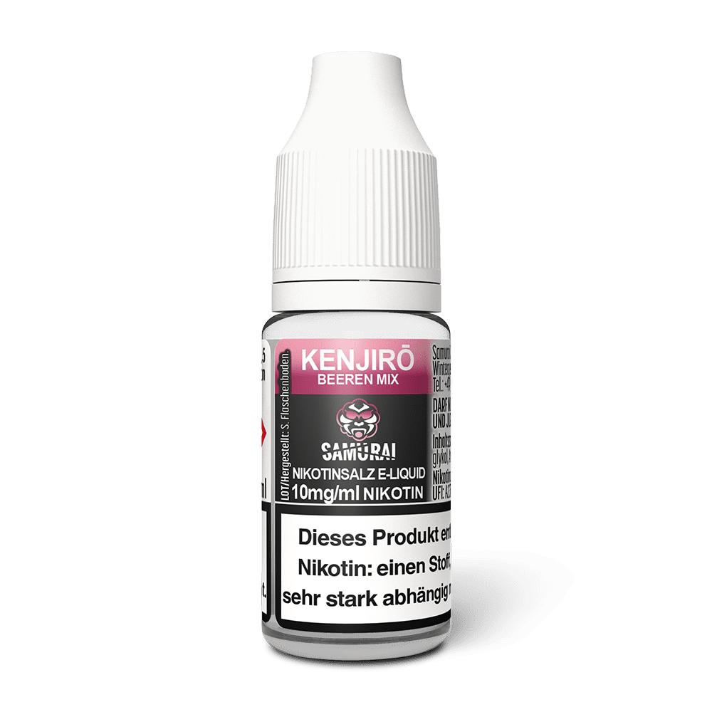 Samurai Nikotinsalz - Kenjiro Beeren Mix - Liquid 10mg 10ml