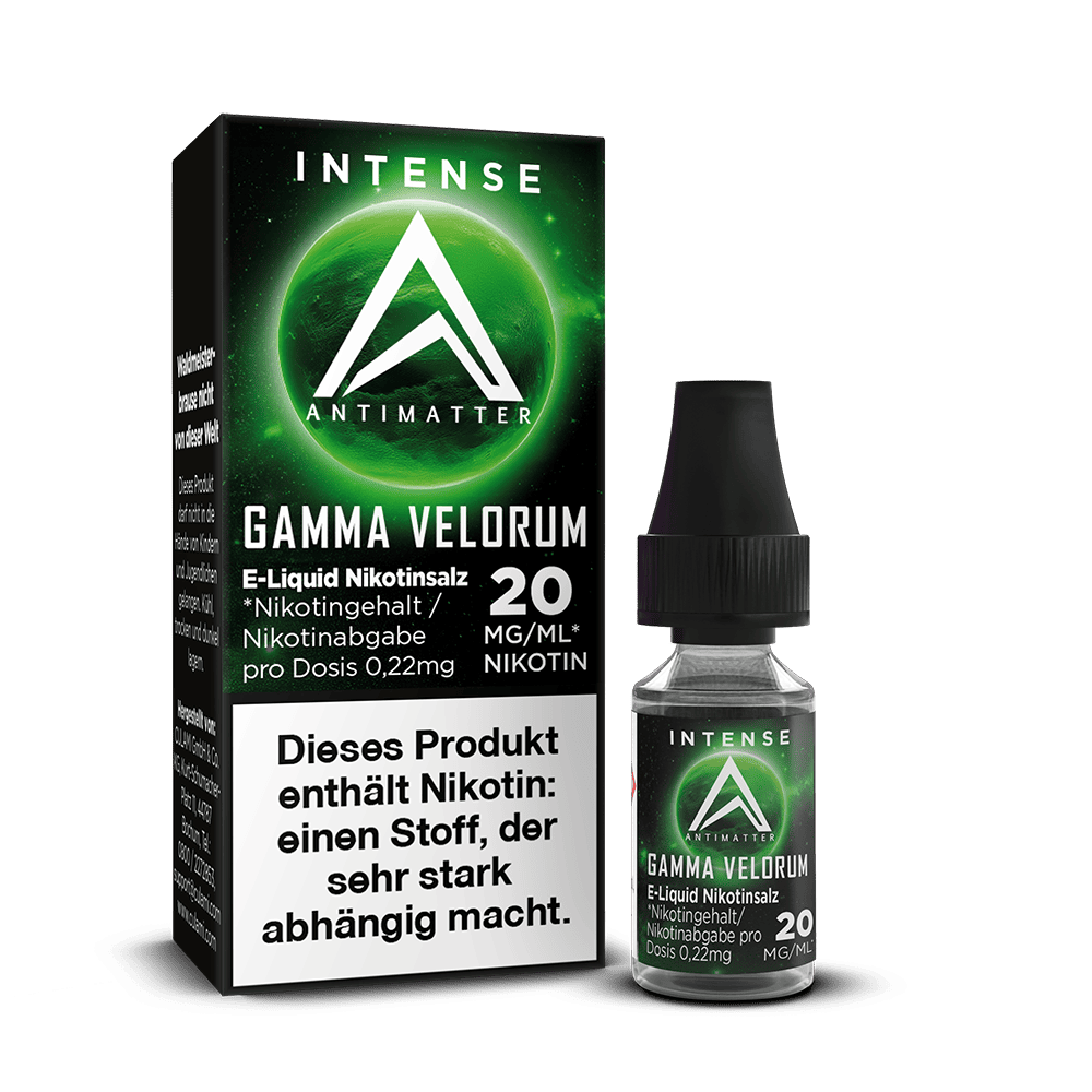Antimatter Intense Nikotinsalz - Gamma Velorum - 20mg 10ml Liquid