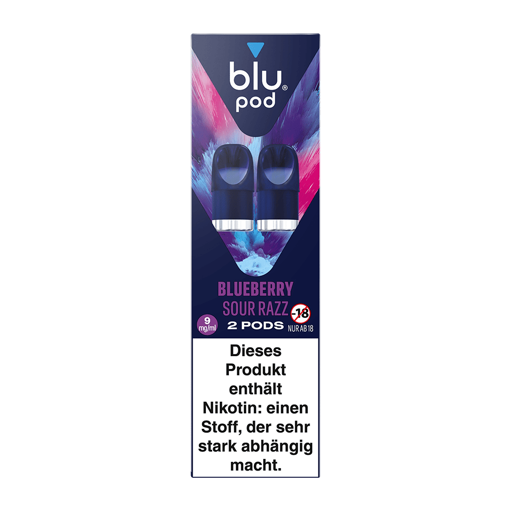 blu Pod BLUEBERRY SOUR RAZZ 9mg/ml