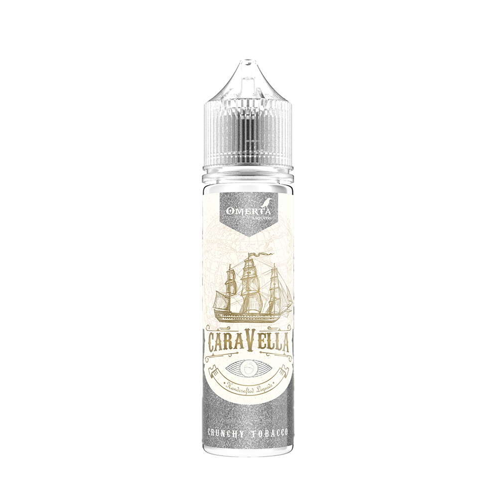 Omerta Aroma Longfill - Caravella Crunchy Tobacco - 10ml Aroma in 60ml Flasche