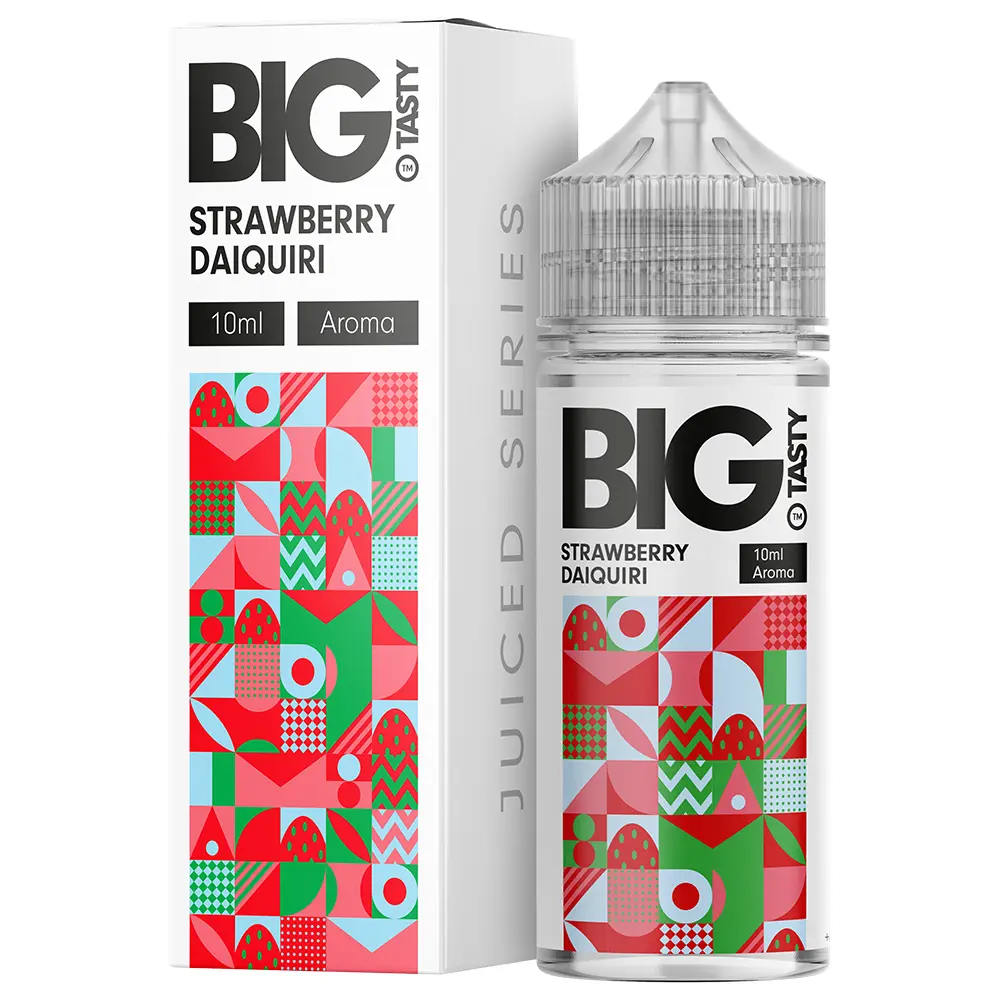 Big Tasty Longfill - Strawberry Daiquiri - 10ml Aroma in 120ml Flasche Big Tasty Longfill - Strawberry Daiquiri - 10ml Aroma in 120ml Flasche