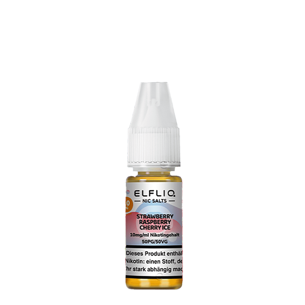 Elfliq by Elfbar Nikotinsalz - Strawberry Raspberry Cherry Ice - Liquid 10mg 10ml