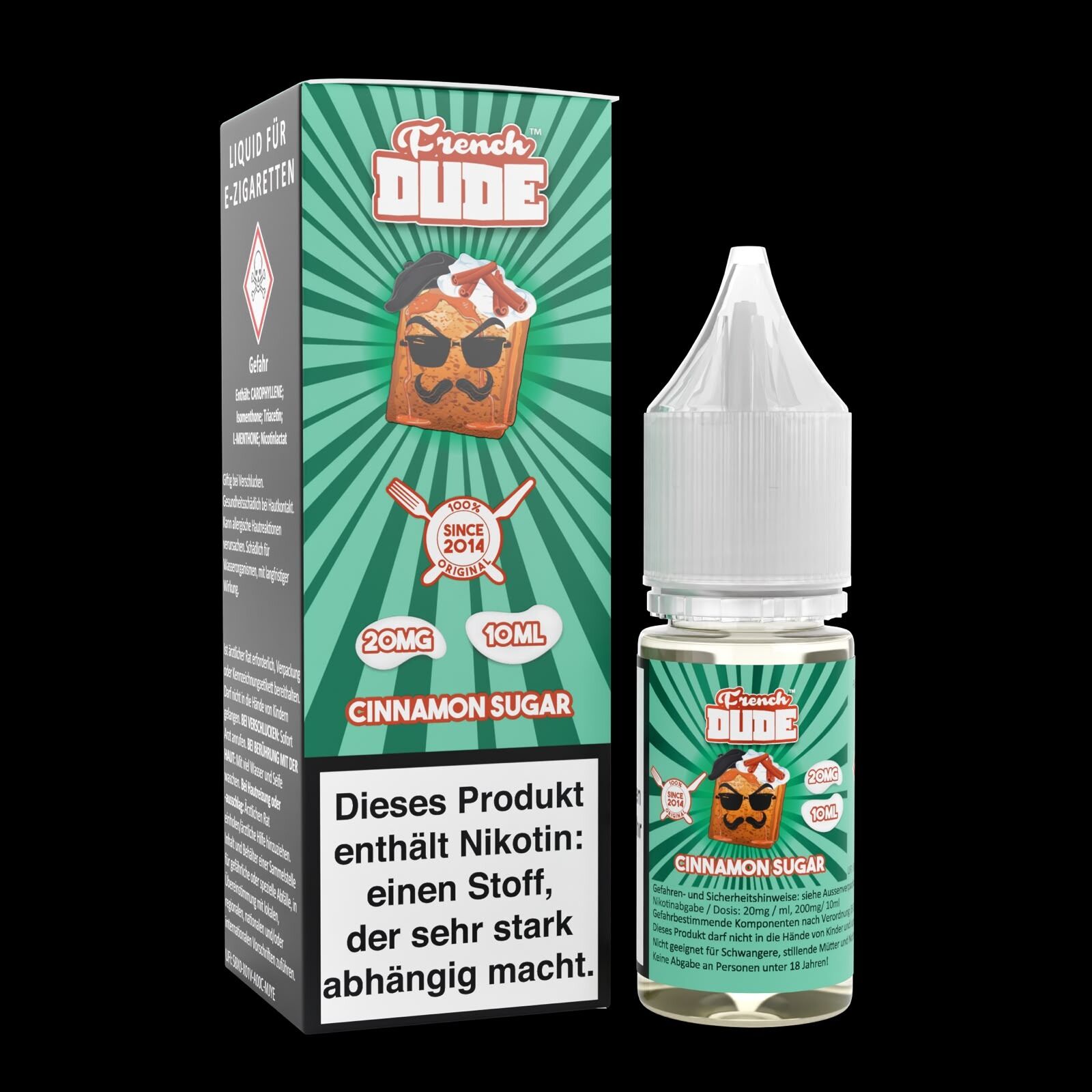 French Dude Nikotinsalz - Cinnamon Sugar - 10ml Liquid 20mg