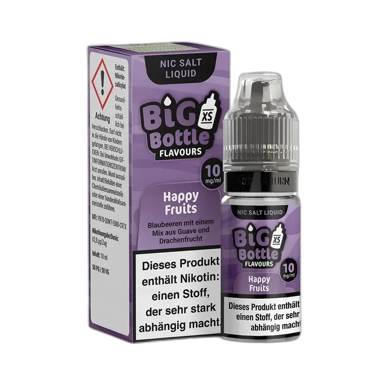Big Bottle Flavours - Happy Fruits - 10ml 10mg Nikotinsalz