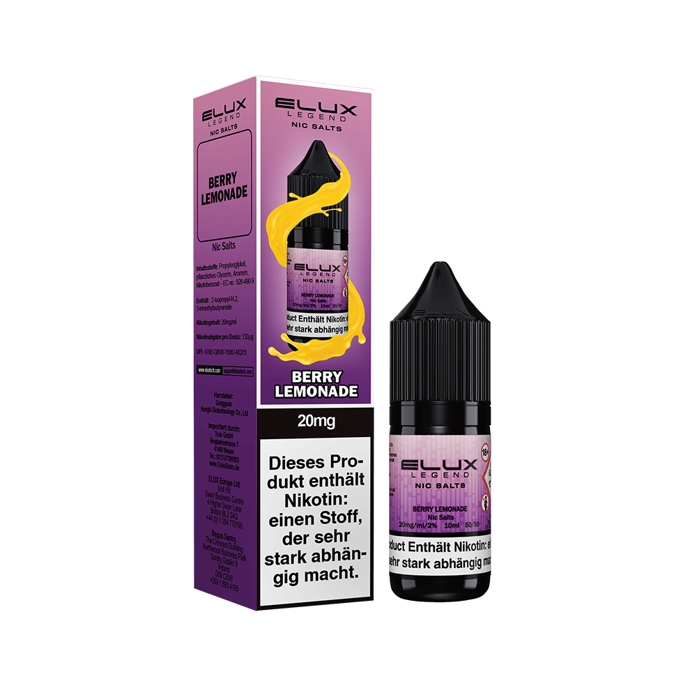 Elux Nikotinsalz - Berry Lemonade - Liquid 20mg 10ml