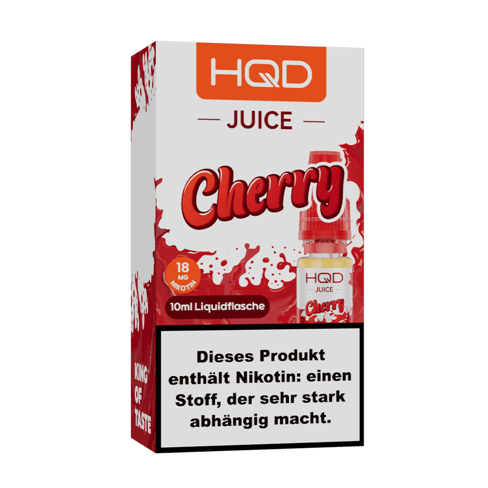 HQD Juice Nikotinsalz - Cherry - 10ml Liquid 18mg