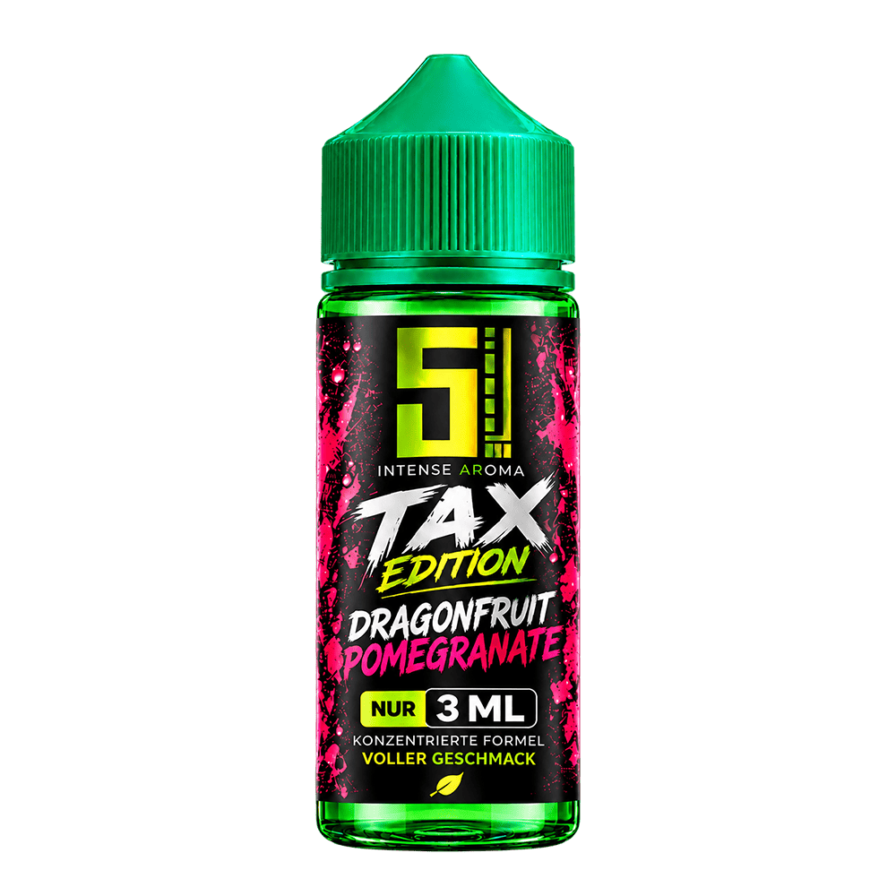 5EL TAX Edition Longfill - Dragonfruit Pomegranate - 3ml Aroma in 120ml Flasche