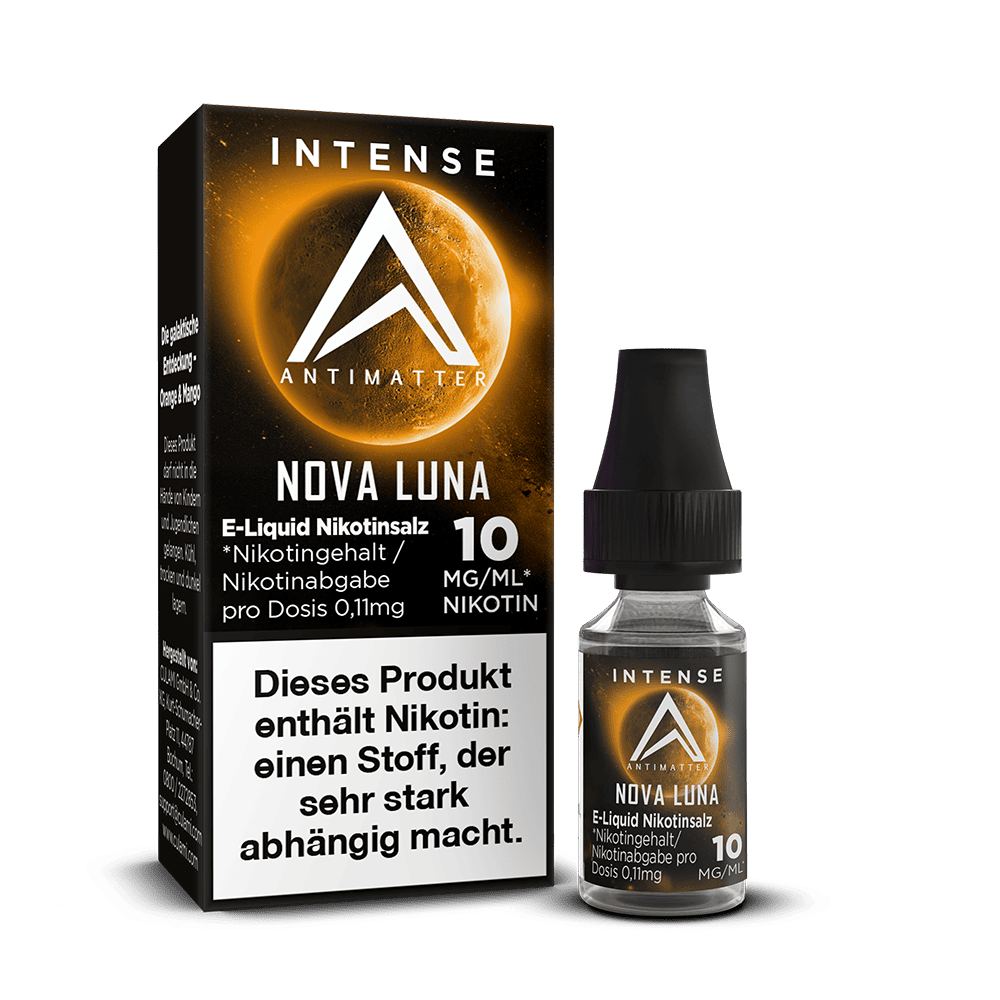 Antimatter Intense Nikotinsalz - Nova Luna - 10mg 10ml Liquid