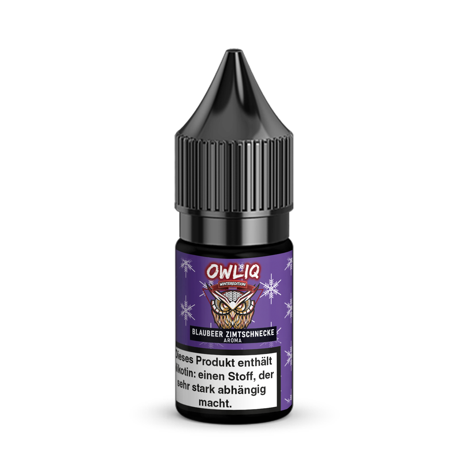 OWLIQ Nikotinsalz - Blaubeer Zimtschnecke - 10ml Liquid 10mg