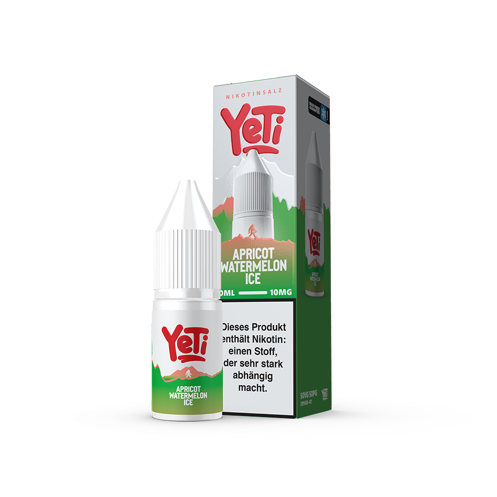 Yeti Summit Nikotinsalz - Apricot Watermelon Ice - Overdosed 10ml Liquid 10mg