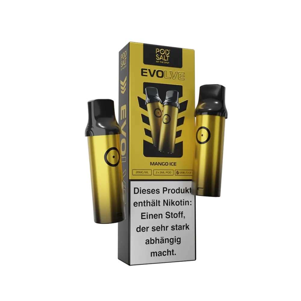 2x Pod Salt Evolve Einweg Pod - Mango Ice - 20mg Nikotinsalz 2ml