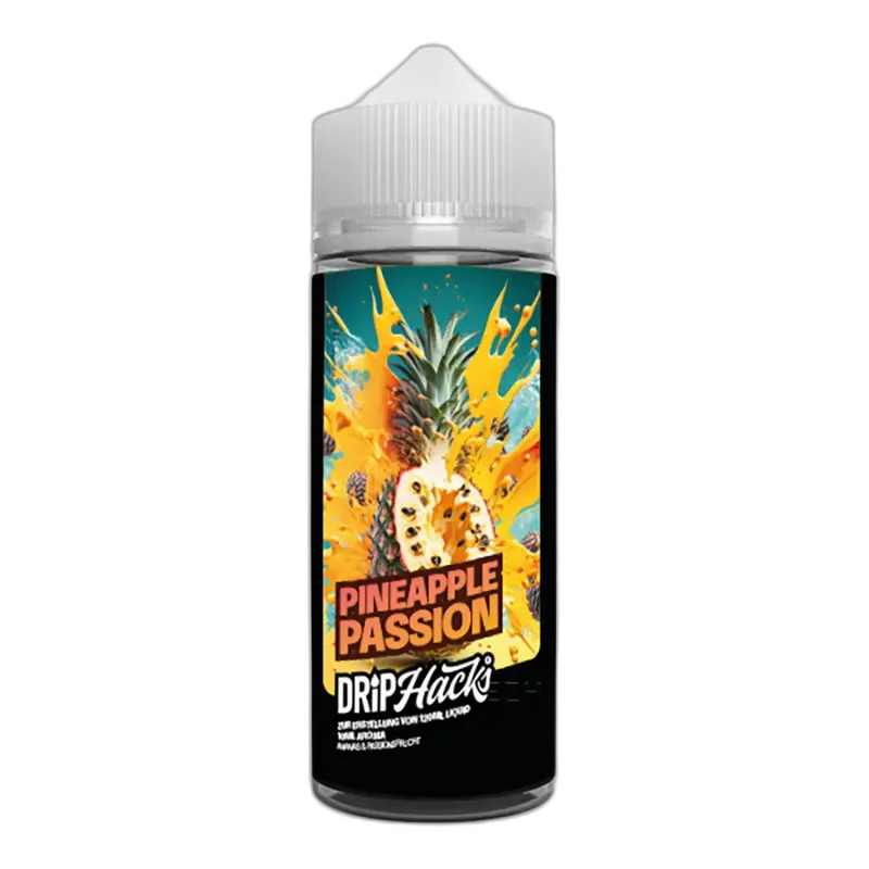 Drip Hacks Longfill - Pineapple Passion - 10ml Aroma in 120ml Flasche