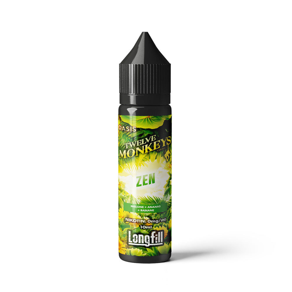 Twelve Monkeys Aroma Longfill - Zen - 10ml in 60ml Flasche