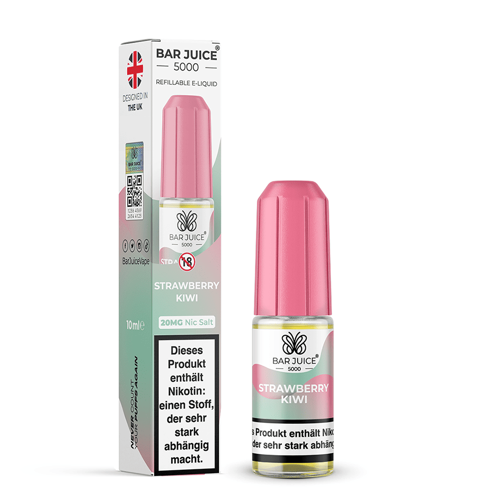 Bar Juice 5000 Nikotinsalz - Strawberry Kiwi - Liquid 20mg 10ml