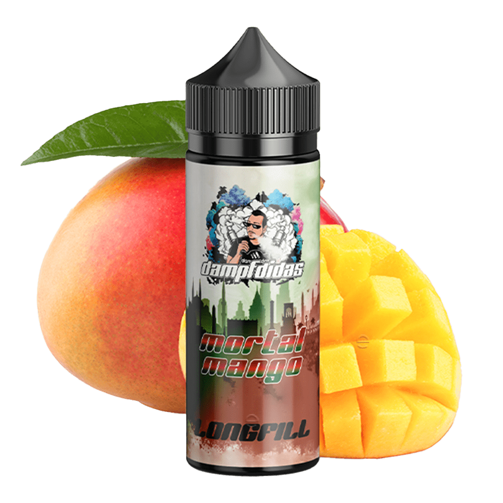 Dampfdidas Longfill - Mortal Mango - 10ml Aroma in 120ml Flasche