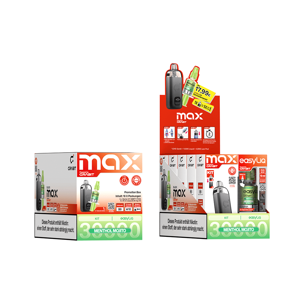 EasyLiQ Promotion Bundle - Menthol Mojito - 20mg 10ml