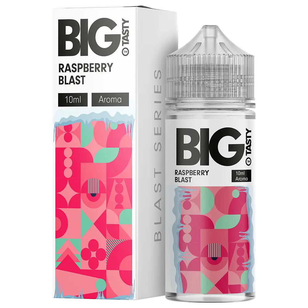 Big Tasty Longfill - Raspberry Blast - 10ml Aroma in 120ml Flasche
