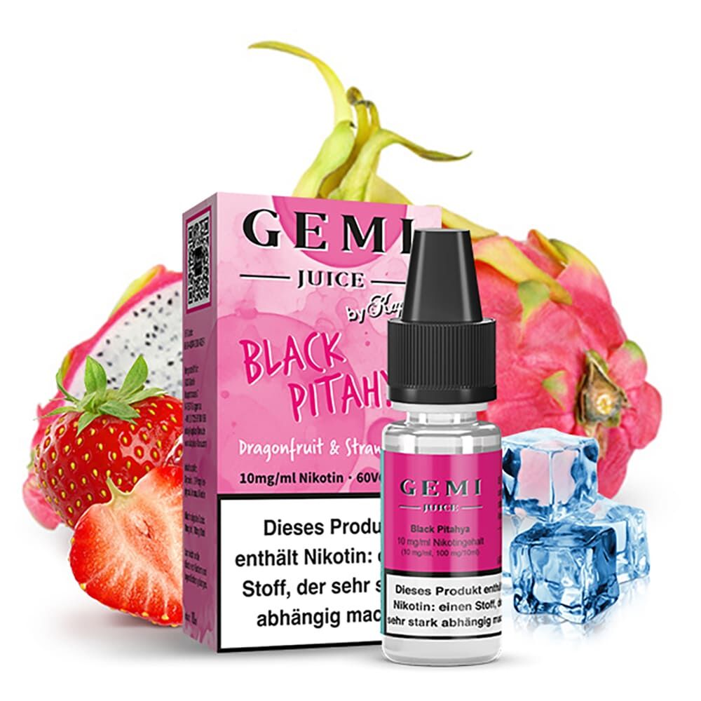 Gemi Juice Nikotinsalz - Black Pitahya - 10mg Liquid 10ml