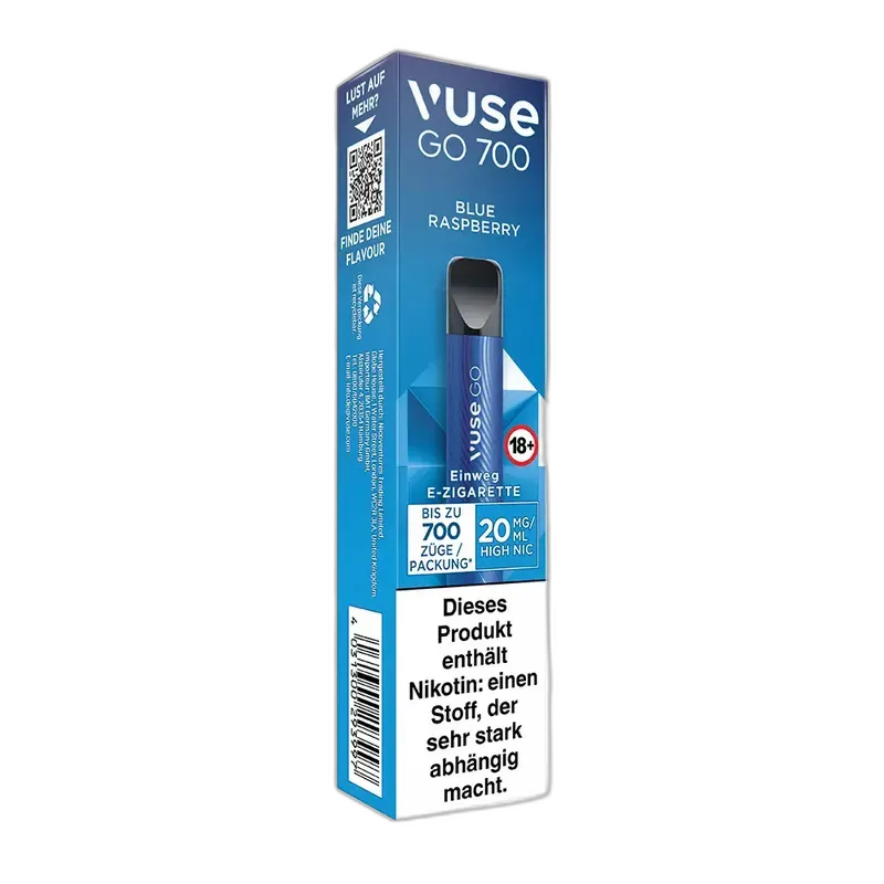 Vuse GO 700 Blue Raspberry 20mg Einweg E-Zigarette