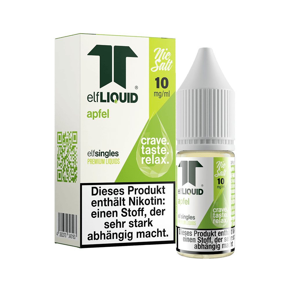 Elf-Liquid Nikotinsalz - Apfel - 10ml Liquid 10mg