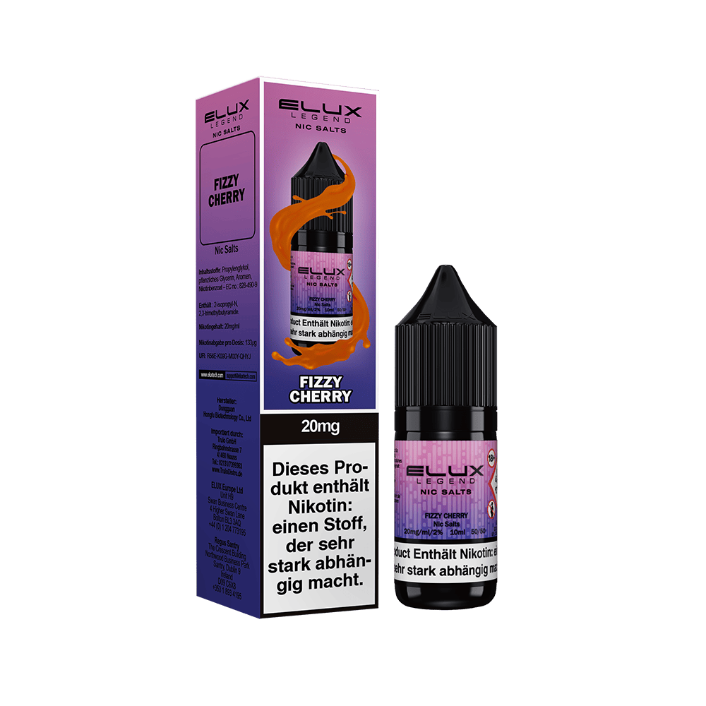 Elux Nikotinsalz - Fizzy Cherry - Liquid 20mg 10ml