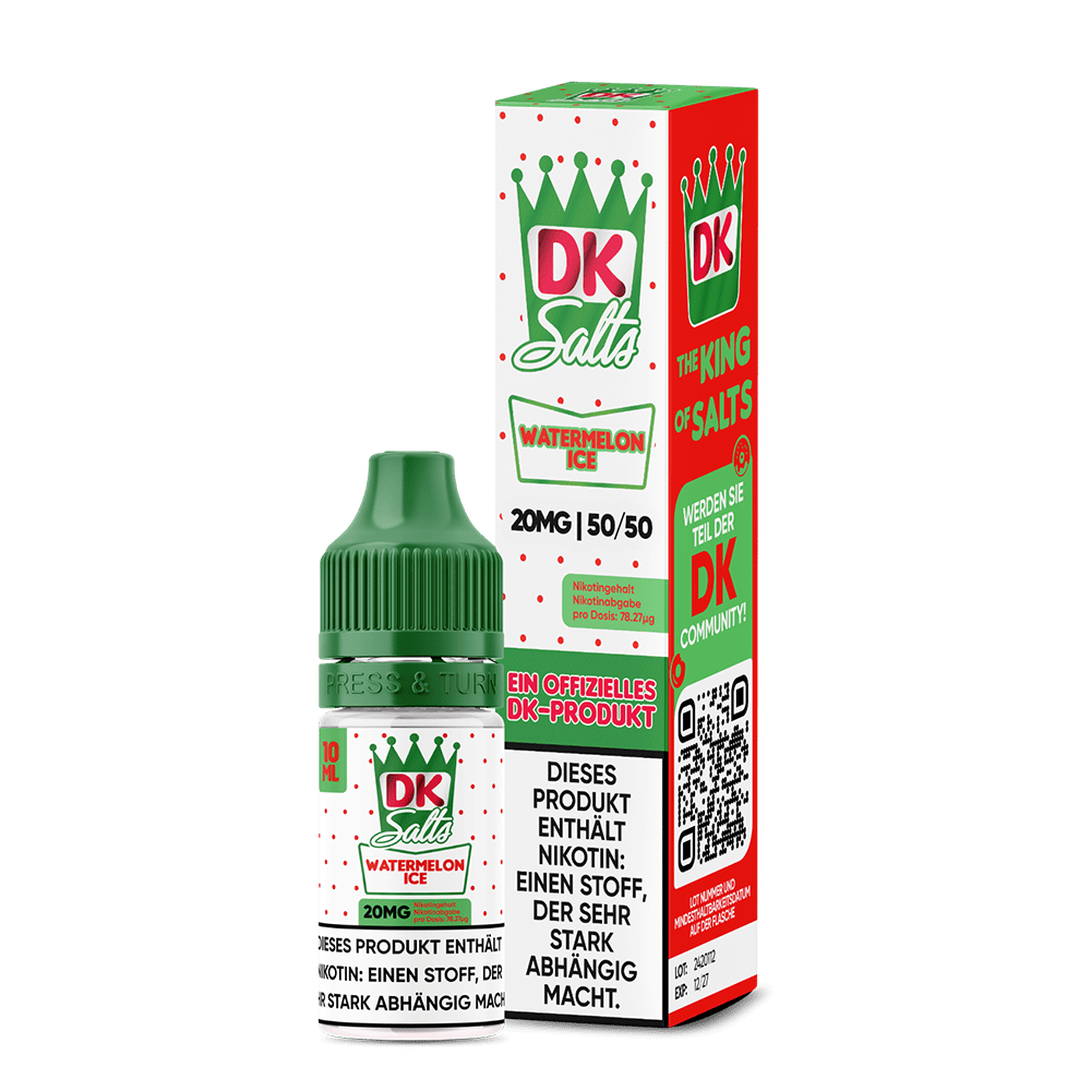 DK Salts Nikotinsalz - Watermelon Ice - Liquid 20mg 10ml