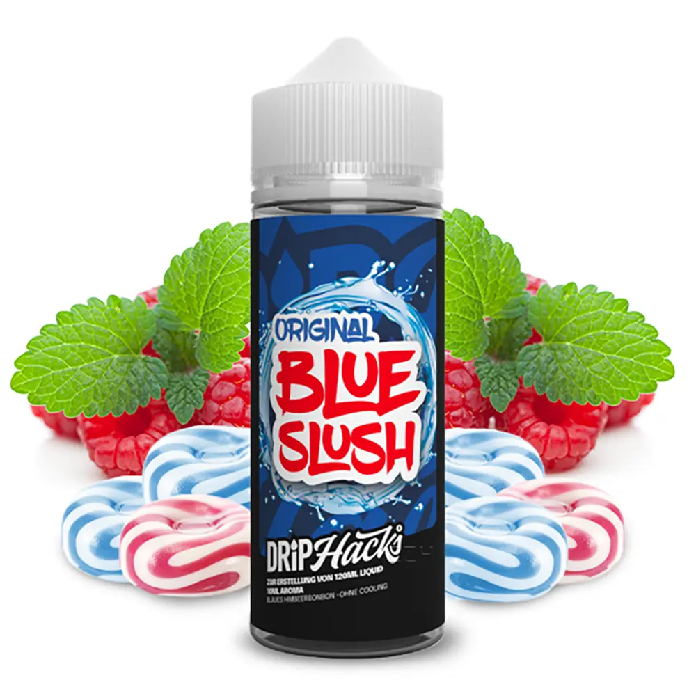 Drip Hacks Longfill - Blue Slush - 10ml Aroma in 120ml Flasche