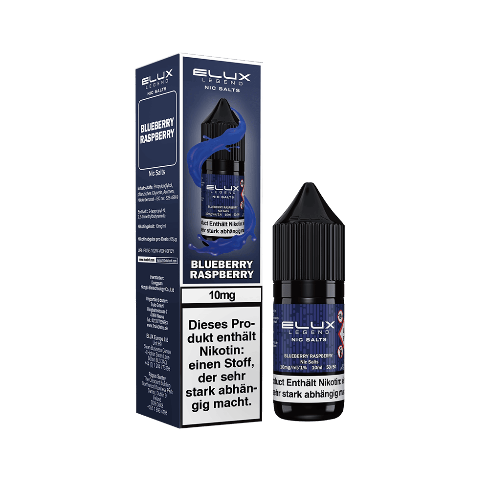 Elux Nikotinsalz - Blueberry Raspberry - Liquid 10mg 10ml