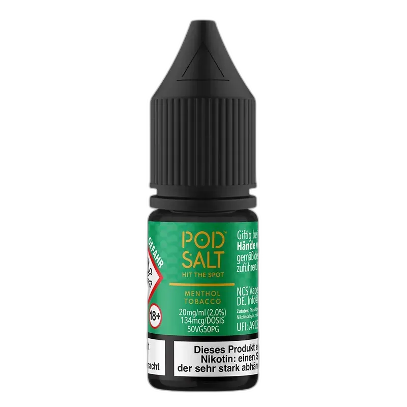 Pod Salt Origin Nikotinsalz - Menthol Tobacco - 10ml Liquid 20mg