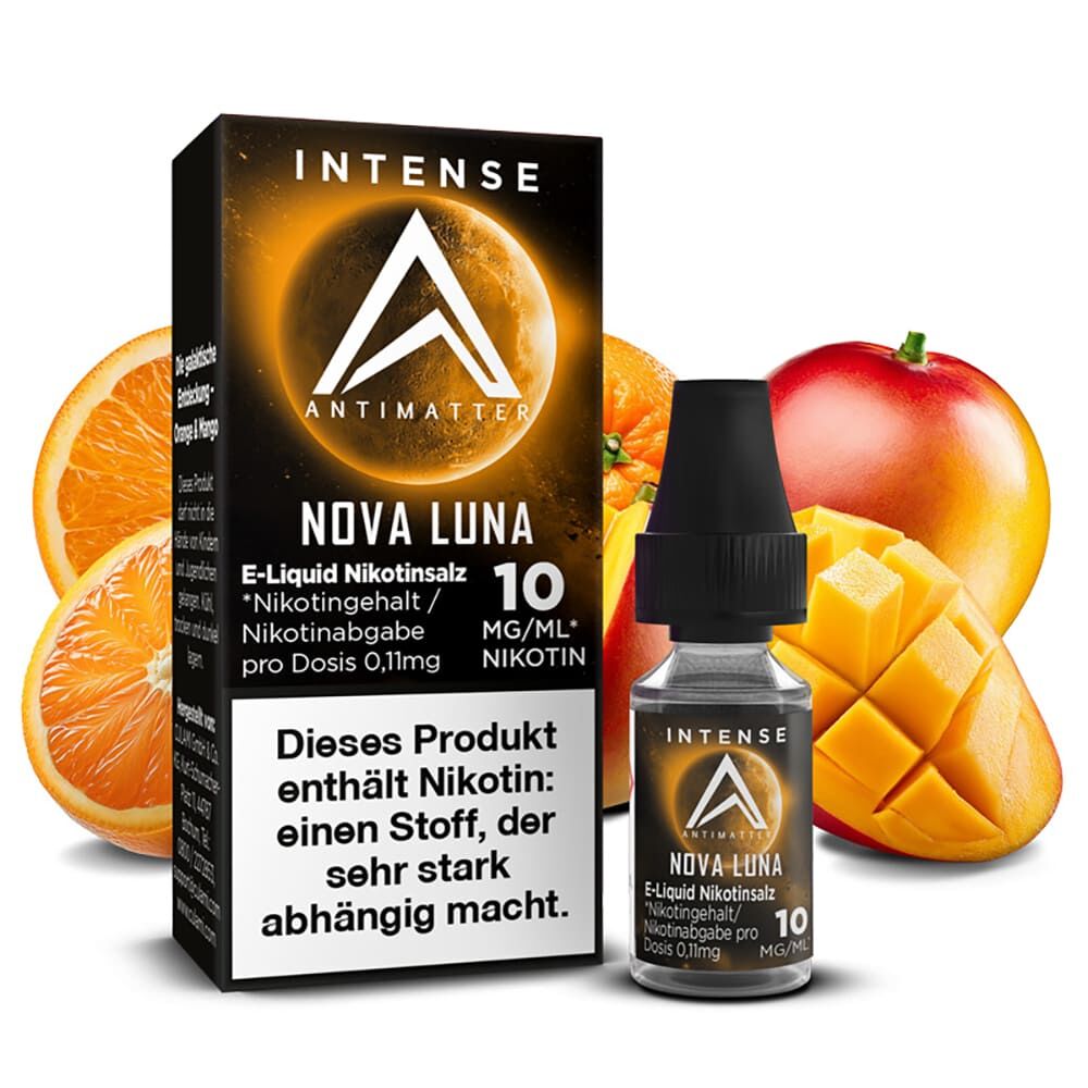 Antimatter Intense Nikotinsalz - Nova Luna - 10mg 10ml Liquid